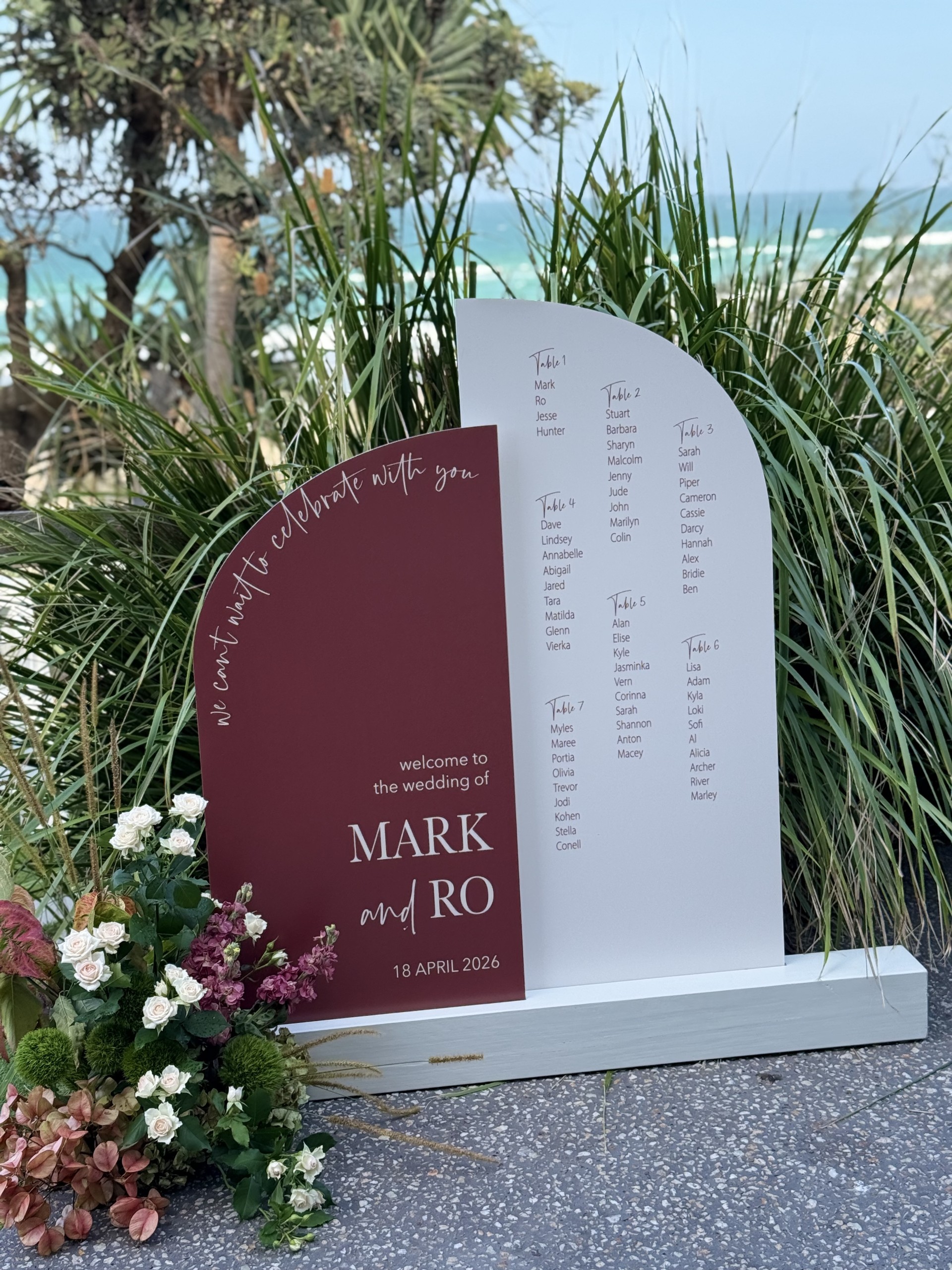 Welcome Sign - Double Arch
